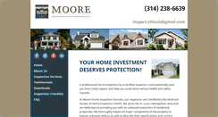 Desktop Screenshot of moorehomeinspection.com